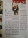 Ştefana Agop, laureată a Galei Modelelor Feminine - apariţie în Revista Ararat